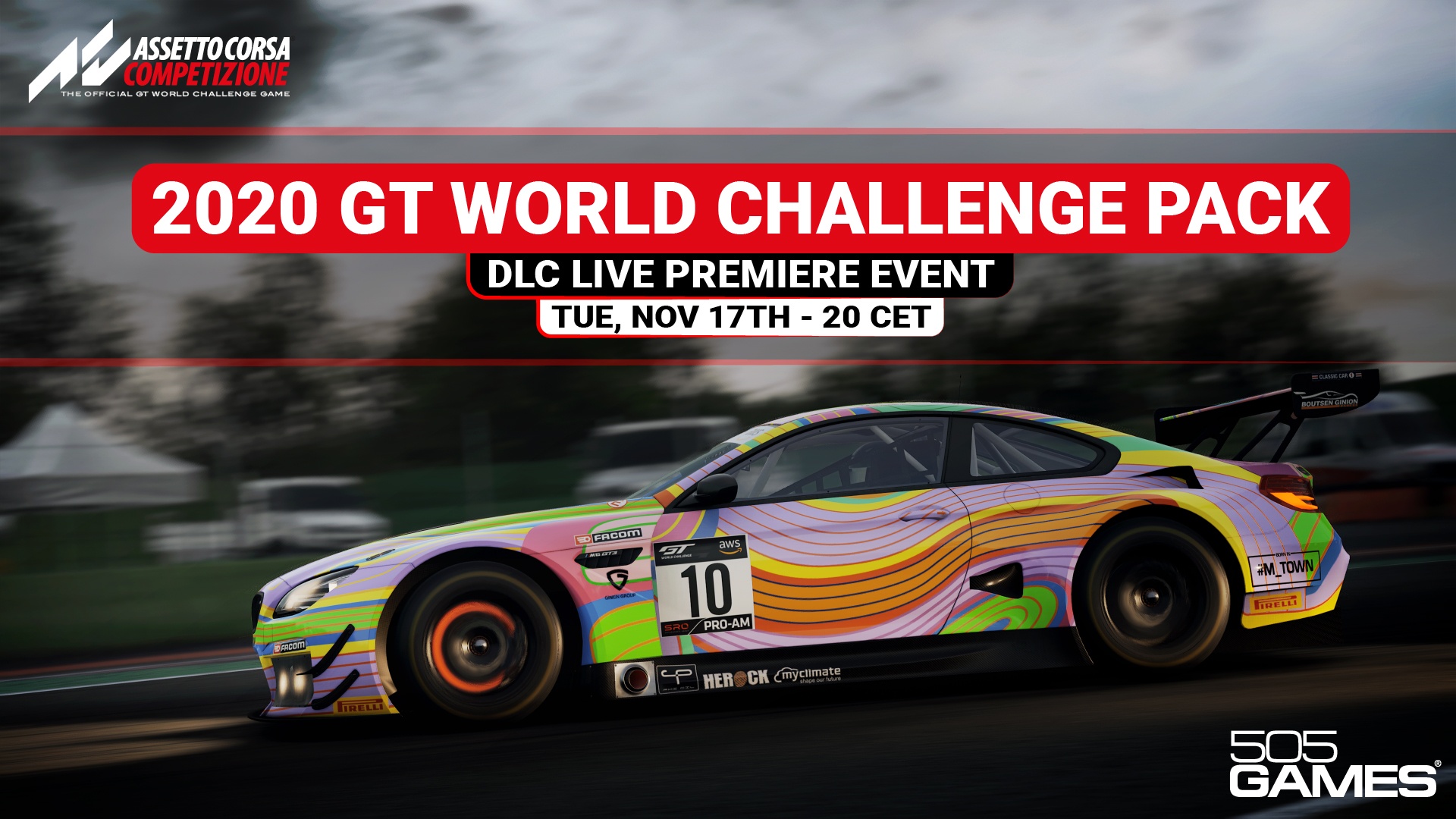 Assetto Corsa Competizione on console gets GT World Challenge DLC