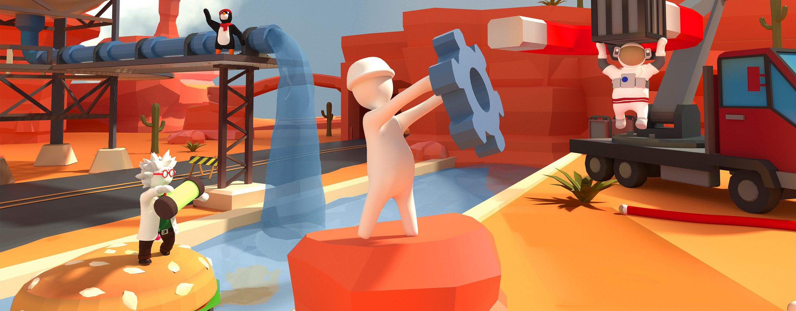HUMAN: FALL FLAT+ Launches onto Apple Arcade, alongside the release of Red Rock & Tower for Mobile